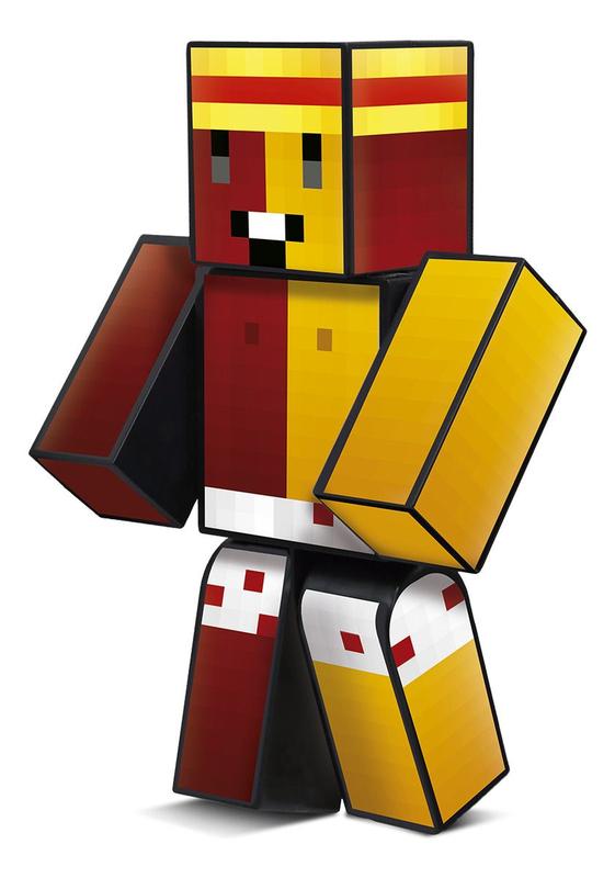 Boneco Articulado Geleia Mine Ferramenta Algazarra 15cm Craft